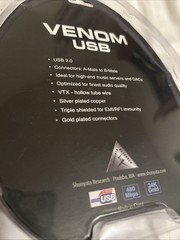 Shunyata Research Venom USB Cables – 1.5 Meter – Brand New in Factory Pack