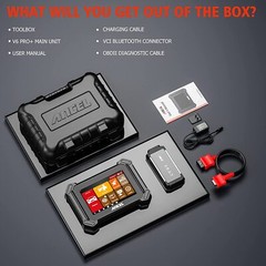 ANCEL V6 PRO OBD2 Scanner Bi-Directional Auto Diagnosti Tool ABS SRS TPMS Reset