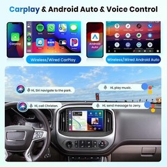 Carplay For GMC Canyon Chevrolet Colorado 2015-2019 Android Car Stereo Radio GPS