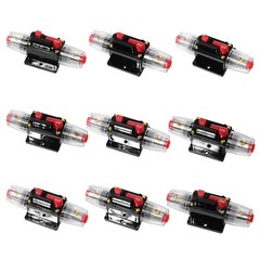 Breaker Inline 20-300A Circuit Stereo AMP Fuse For Car Audio RV Marine Reset