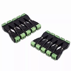 10/20/50 Pairs Male & Female 5.5mm x 2.1mm DC Power Connector Jack Plug 12V 24V