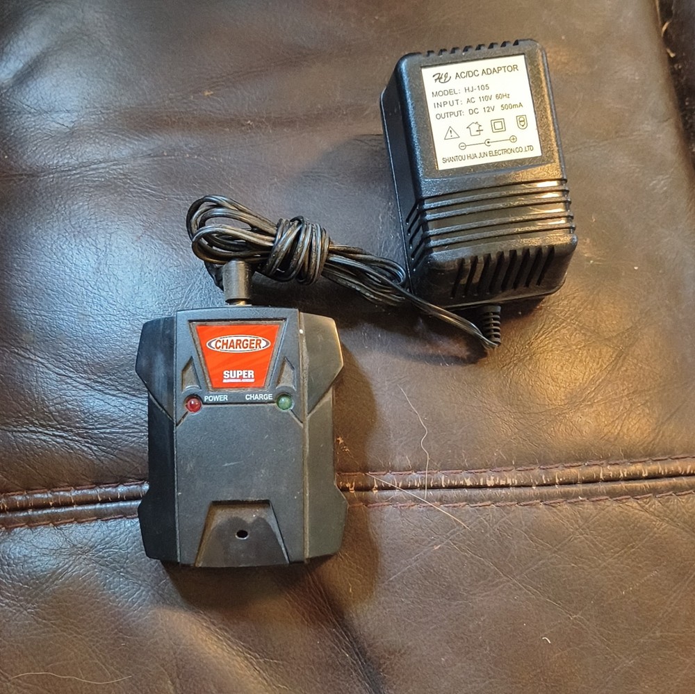Super AC/DC Adapter 12V 500mA Black Barrel Plug Power Supply HJ-105