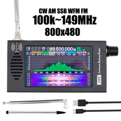 4.3inch Radio Receiver IPS LCD Display SDR Shortwave Radio Receiver 100k~149MHz