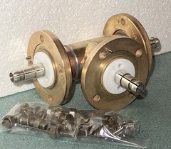 Prodelin Tee Assembly 1-5/8″ Flanged – 50 Ohms – Bullets – Hardware -NOS