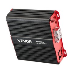 VEVOR Monoblock Car Amplifier Class D Subwoofer Amplifier 3000W RMS 1/2/4 Ohm