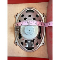 Unbranded 4×6 Oval Speaker Vintage Replacement Part Silver Magnetic Circuit