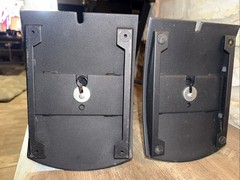 2 Bose Floor Stand Base For Double Cube /Jewel Speakers w 3 Of 4 Caps & Hardware