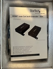 StarTech ST121SHD30 HDMI over Cat5e/6 Extender 30m 100ft – Tested Working