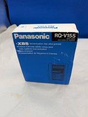 Panasonic RQ-V155 Stereo Radio Cassette Player XBS Extra Bass System W Headphone
