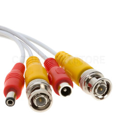 CCTV Security Camera Cable BNC Extension Power Surveillance DVR 6FT-100FT lot