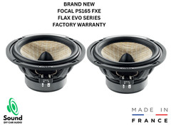 Focal PS165FXE – 6.5″ (16,5 CM) 2-Way Component Speaker Set FLAX EVO Series-WARR