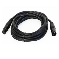 15ft 3-Pink Male XLR Mic Cable to 3 Pin Shielded XLR Female Cable for PA Audio