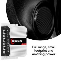 Taramps TS 400×4 400 watts RMS 4 Channels Full Range Car Audio Amplifier, 2 B…