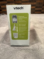 VTech CS6114 DECT 6.0 Cordless Phone White/Grey, Caller ID/Call Waiting NEW