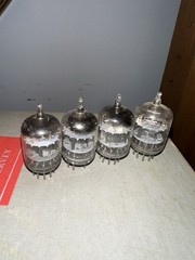 Lot of 4 GE Five Star 5670 2C51 Vacuum Tubes Vintage USA Audio Untested