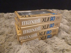 Maxell XL-II 90-minute Blank Audio Pure Epitaxial Cassettes Lot Of 4 135m/440ft