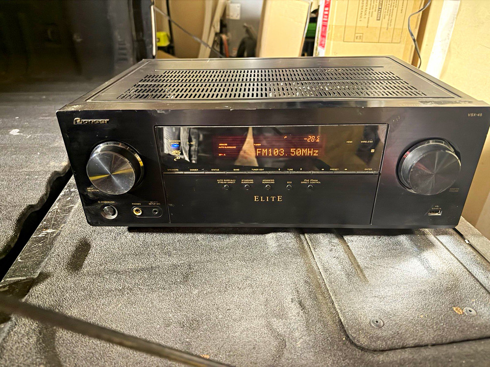 Pioneer Elite VSX-45 5.1 A/V Receiver Dolby DTS 4 HDMI AM/FM Black
