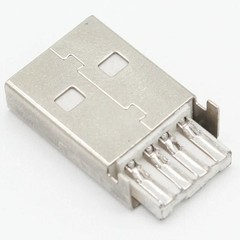 10 Sets DIY USB 2.0 Type A Male 4 Pin Plug Socket Solder Adapter