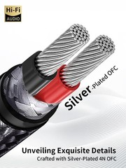 USB to RCA Audio Cable,-to 2 RCA Y Splitter 4N OFC Silver-Plated – High-Resol…