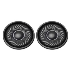 2Pcs Round Internal Magnet Speaker Loudspeaker 8 Ohm 2W 1.5 inch Dia Steel Shell