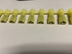 10-12 GAUGE 100 PCS NYLON FULLY INSULATED QUICK DISCONNECT FEMALE .250 MOLEX