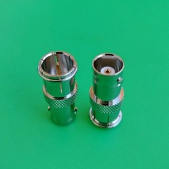 (2 PCS) BNC Female to F Quick Male Connector – USA Seller