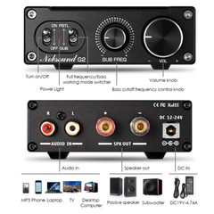 Mini Mono Channel Subwoofer / Full-Frequency Digital Amplifier Home Audio Amp
