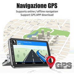 10.1 inch Touch Screen Rotatable Car Stereo Radio 1 DIN Android 13 GPS Navi Wifi