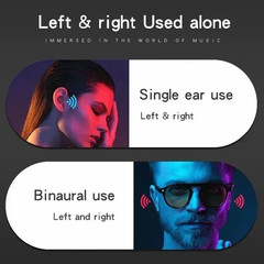 T75 Bluetooth 5.3 Bone Conduction Wireless Sports Earbuds Waterproof Ear Hook