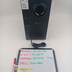 Samsung 120 Volts 20 Watts Wireless Active Subwoofer Model PS-WH450 – Black
