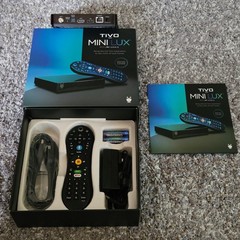 TiVo MINI LUX ~ Lifetime Service Included ~ TCDA95000 ~ BACKLIT / GLOW Remote