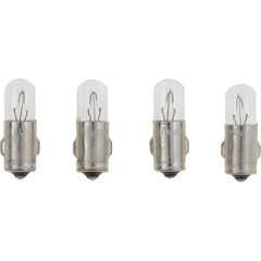 VDO TYPE A 9/32″ (7MM) METAL BASE BULB – 24V – 3W – 4 PACK