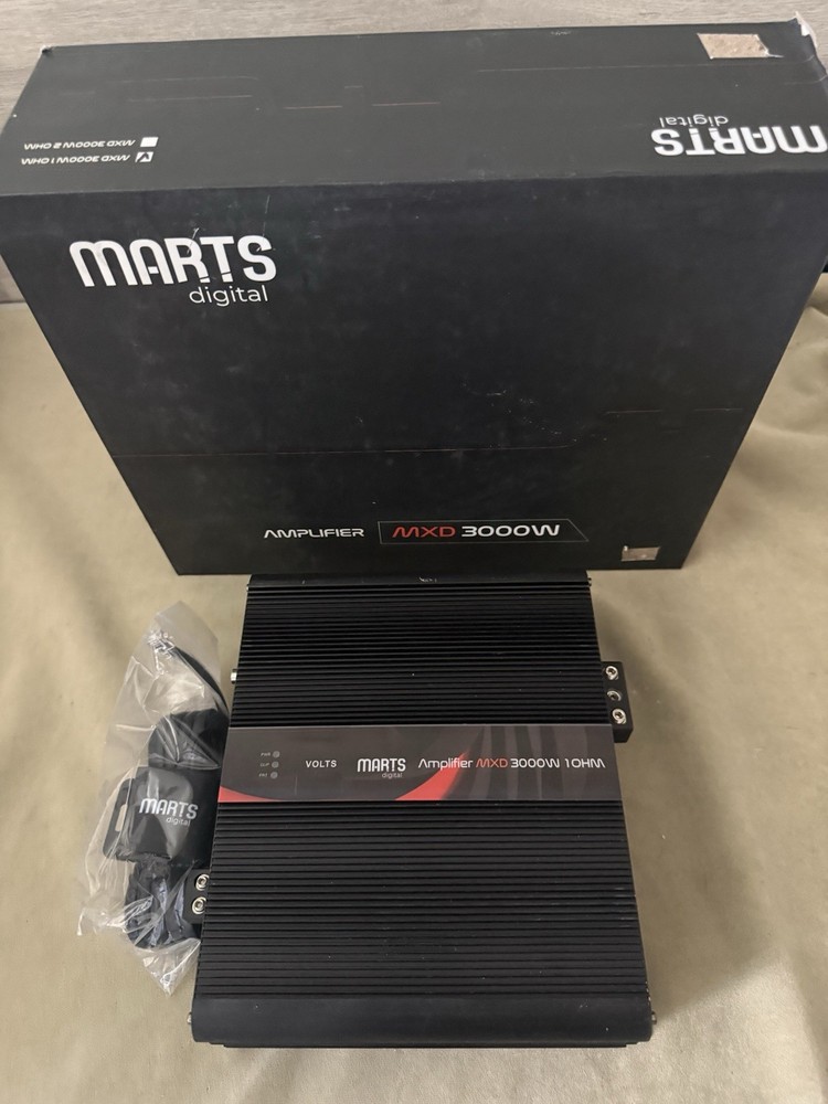 Marts Digital MXD3000W Mono 3000W RMS 1 Ohm Amplifier – PRV & Brazil Style Amp!
