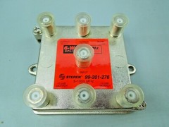 6 output Cable TV Splitter Coaxial RG6 6 way Coax HD rated CATV HDTV (QTY 1)