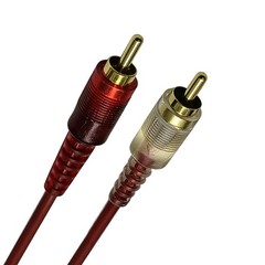 Black 5 Ft RCA Cables 2 Stereo Audio Cable