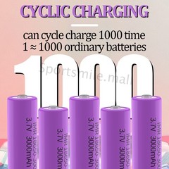 1/2/4/6Pack 3.7V Rechargeable Battery 3000mAh for Remote Control Cars Toy