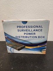 Professional Surveillance Power Distribution Box,30A, 18 outputs.TR C12VDC09P10A