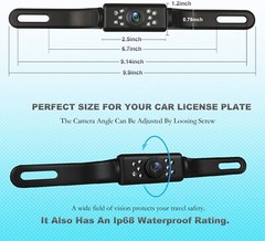 4.3″ Car Rear View Mirror Monitor Bracket+Backup Camera Kit For GMC YUKON SAVANA