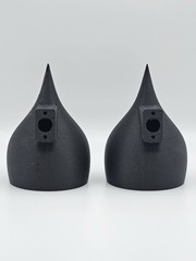 Tweeter /midrange Pods Rare Billet Designed For Surface Mount On A Pillar