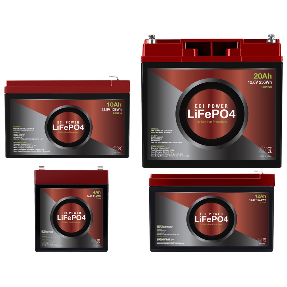 12V 5AH/10AH/12AH/20AH LiFePO4 Rechargeable Battery LFP Lithium Iron Phosphate