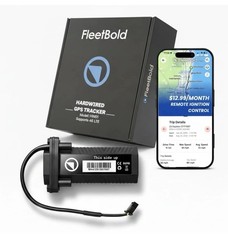 Car GPS Hardwired Waterproof 4G LTE Tracker w/ Kill Switch & Backup Battery