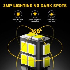 10X AUXITO 194 2825 T10 168 Interior License Plate LED Light Bulb Super Bright