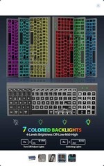 Space Gray Wireless Keyboard & Mouse Combo