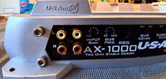 USED OLD SCHOOL US AMPS U.S. AMPS U.S.A AMPS AX-1000 2 CHANNEL 1000 WATT AMP