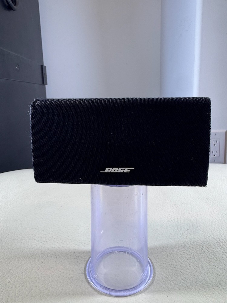 Bose Center Channel Speaker Horizontal Double Cube Black Acoustimass Lifestyle