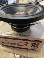 BUMPER 12″ Subwoofer 560W Max 4 Ohm Pro Audio USA M MX