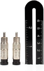 RCA Compression Connector for RG6 Coaxial Cable 10 Pack