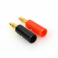40PCS 4mm Gold Plated Banana Plugs Audio Jack Speaker Wire Cable Screw Connector