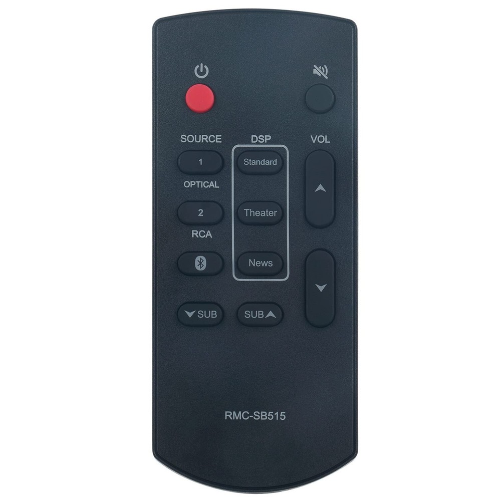 RMC-SB515 Replaced Remote for Insignia Soundbar Speaker System NS-SB515 NSSB515