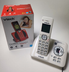 VTech CS6529-17 Cordless Phone Digital Answering System Caller ID White w/ Box